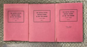 3 vol. Brookman U.S. Postage Stamps of 19th century  1966-67 Edition