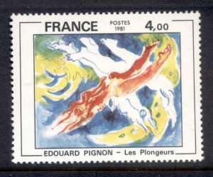 France 1981 Art, The Divers NUH