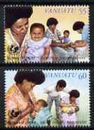 VANUATU - 1996 - UNICEF - Perf 2v Set - Mint Never Hinged