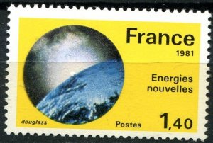 France Sc#1725 MNH, 1.40f yel & multi, Technology (1981)