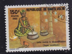 Burkina Faso 636 Woman Cooking 1983