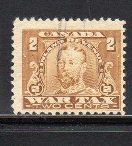 CANADA #FWT8  1915  2c    KING GEORGE V WAR TAX       F-VF USED  d