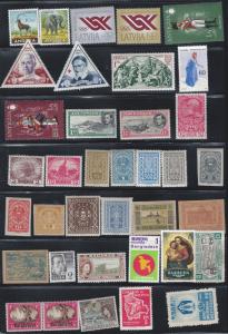 36 WW MH STAMPS STARTS AT A LOW PRICE LOOK!!