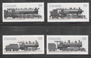 Canada #1071-74 MNH Set of Singles