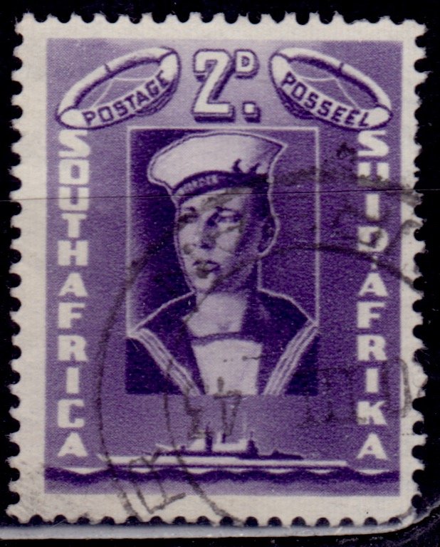 South Africa 1941-43, Sailor, Scott# 84, used