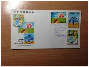 Senegal FDC 1st Day 1987 World Food Day FAO-