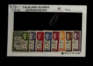 Falkland Islands, Dependencies 1946 SG G1a - G8a * MH KGVI (002699)