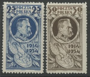 Poland 282-3 * mint HR (B 327)