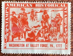 US Used American Historical Stamp Washington at Valley Forge 1930’s