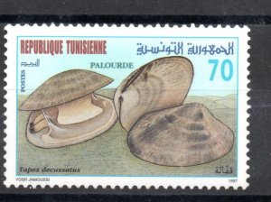 1997- Tunisia- Molluscs - Mollusques - Clam - Huître - 1v.MNH**