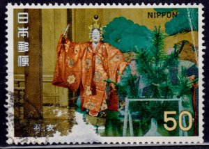 Japan, 1972, Hagoromo (Feather Robe), 50y, sc#1124, used