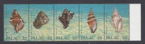 Palau 150-4 Seashells mnh