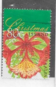 Christmas Island #414 80c Flower (U) CV $1.60