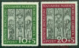 Germany #B316-B317  Mint  VF NH  Scott $180.00  Marienkir...