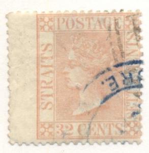 STRAITS SETTLEMENTS #17 Used, Scott $70.00