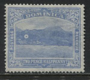 Dominica 1921 2 1/2d ultra unused no gum SPOT in the mountains!