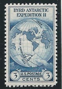 US Cat # 733, Byrd Expedition II, M-NH*-