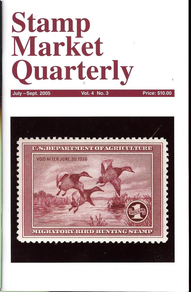 Stamp Market Quarterly, SMQ V4N3 Publications & Supplies