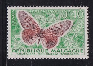 Malagasy Republic  #307  MNH 1960  butterfly  40c