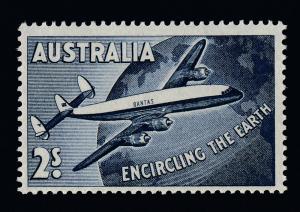 Australia C8 MNH Aircraft, Globe, Super-Constellation