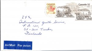 Canada, Worldwide Postal Stationary, Trains