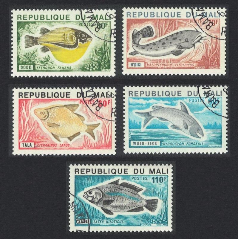 Mali Fish 1st series 5v CTO SG#484-488