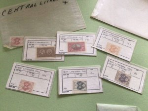 Central Lithuania old mixed stamps packets vintage stamps Ref 65606