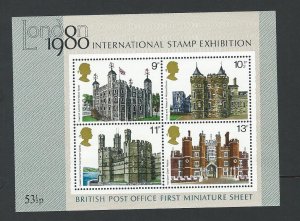 Great Britain souvenir sheet MNH sc 834a