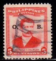 Philippines - #O58 Marcelo Del Pilar Official  -  Used