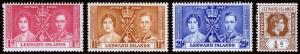 Leeward Islands Scott 100-102, 103 (1937-38) Mint H F-VF