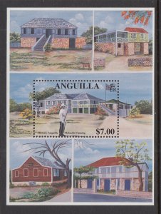 Anguilla 1033 Architecture Souvenir Sheet MNH VF