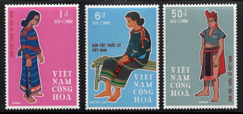 South Vietnam Scott 355-357 MNH** ethnic minorities set