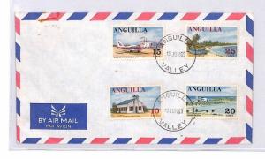 BL283 1969 Anguilla Valley Air Mail Cover {samwells} PTS