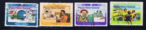 Papua New Guinea 584-87 Used 1983 set sh perf on low value