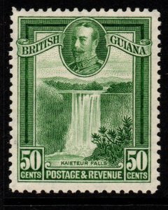BRITISH GUIANA SG296 1934 50c GREEN MTD MINT