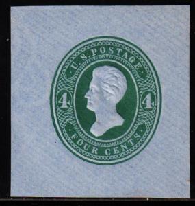 #U253 Jackson Cut Square (Blue)  -  Mint