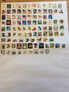 USA 100 stamps - Lot H