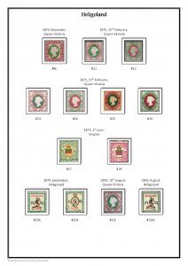 Germany German States 1849-1920 PDF(DIGITAL) STAMP ALBUM PAGES