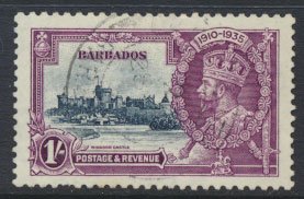 Barbados  SG 244 SC# 189 Used Silver Jubilee 1935  see details and scans