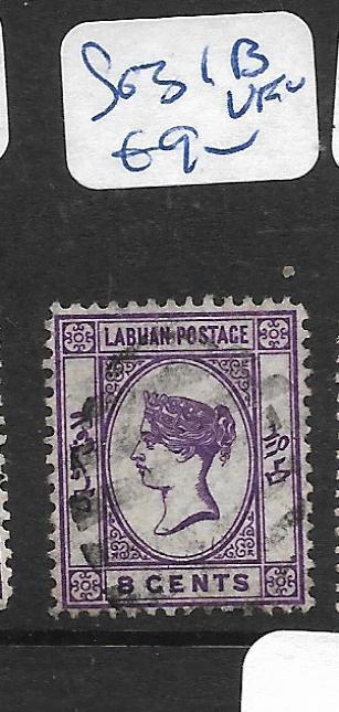 LABUAN  (P2705B)  QV CAMEO 8C  SG 31B   VFU