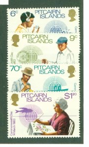 PITCAIRN ISLAND 221-24 MNH BIN $1.65