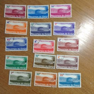 Congo  # 498-513  used