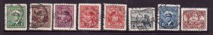 Canada-Sc#257-9-used KGVI War issue-many with circle dated cancels-id1150-