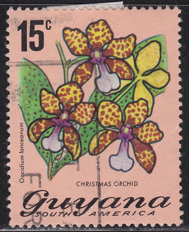 Guyana 139 Christmas Orchid 1972