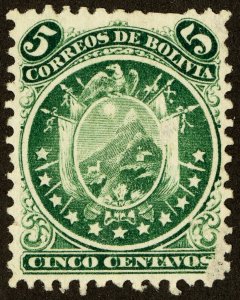 Bolivia Stamps # 15 Unused VF