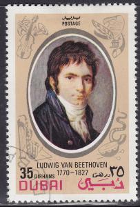 Dubai 155 CTO 1972 Ludwig van Beethoven