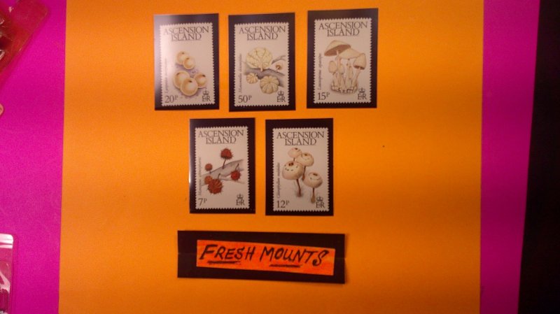 Ascension 1983 Mushrooms Scott# 323-327 Mint XF CPL NH set of 5