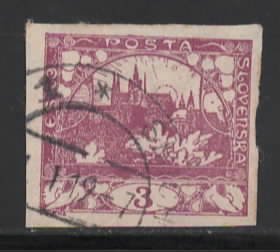 Czechoslovakia Sc # 1 used (BBC)