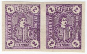 (I.B-CK) Germany Local Post : Leipzig 2pf (Lipsia) proof