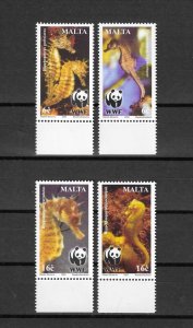 MALTA 2002 WWF SG 1243/6 MNH